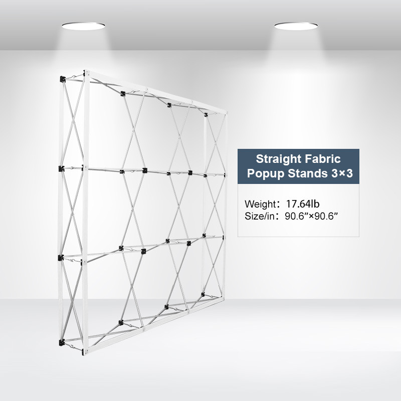 Straight Fabric Popup Displays (3)